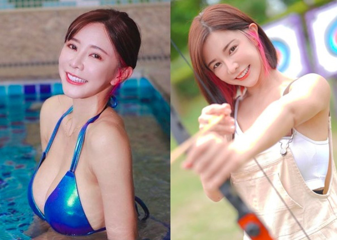 巫苡萱集甜美与火辣于一身。（图／取自巫苡萱IG）