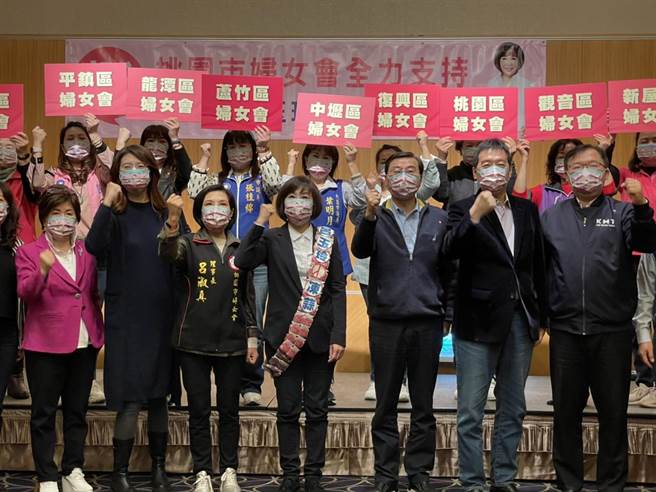 国民党立委吕玉玲宣布参选桃园市长。(吕筱蝉摄)