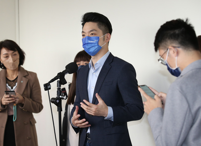 立委蔣萬安20日在立法院受訪。（姚志平攝）