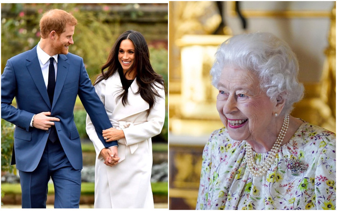 哈利王子和愛妻梅根，時隔2年返英拜會祖母伊麗莎白二世。(圖/哈利王子 IG、英國女王伊麗莎白二世)