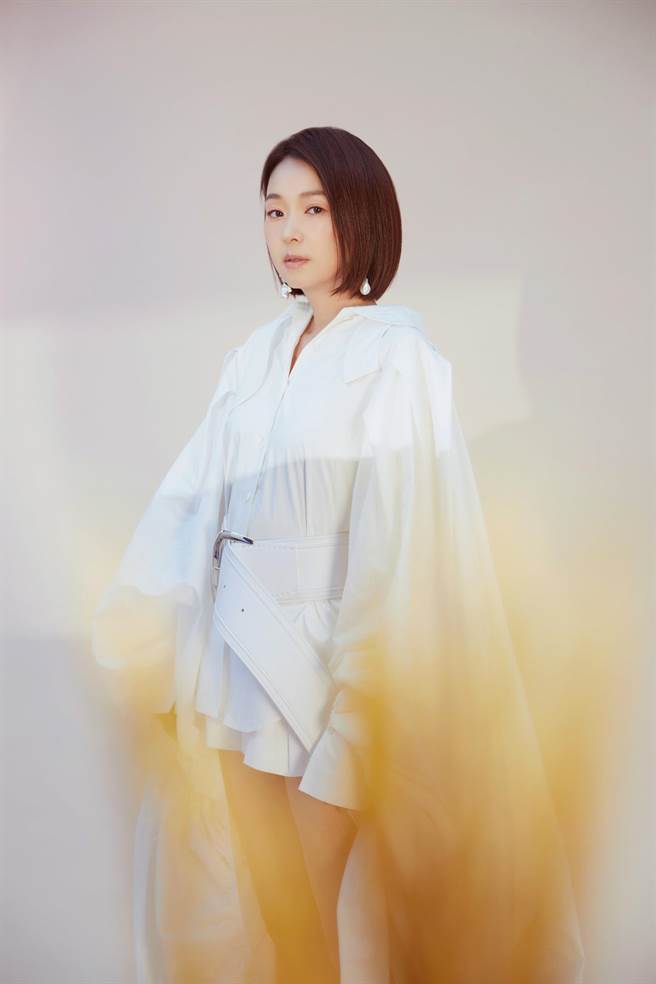 六月觉得46岁的自己很幸福。（TVBS提供）