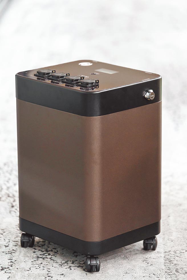 48V可快充放携带式储能电池。图／业者提供