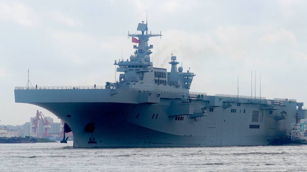 大陆第2艘075两栖攻击舰「广西号」曝光- 军事- 中时新闻网