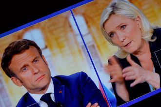 法國總統大選辯論後民調 近6成觀眾更信馬克宏