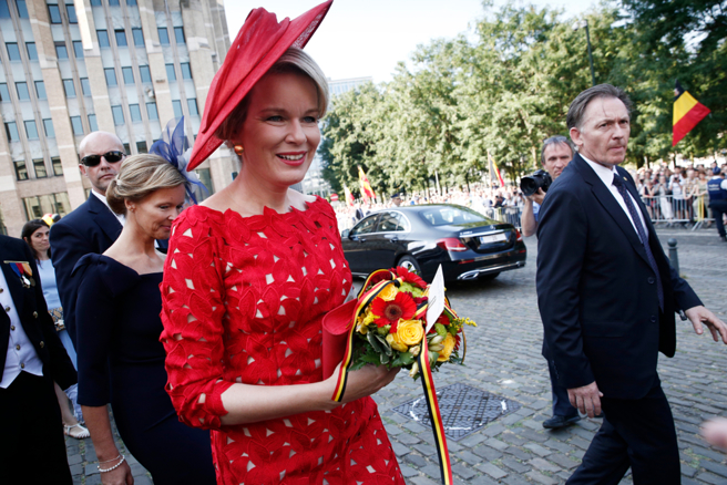 比利时王后玛蒂尔德(图中)确诊染疫。(图/达志影像)