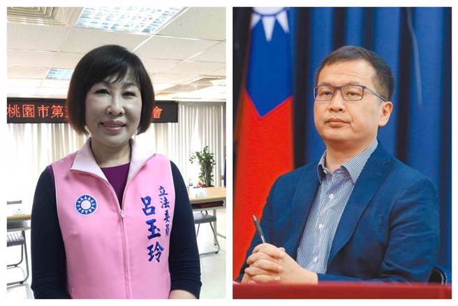 國民黨立委呂玉玲（左）和台北市議員羅智強（右）。（中時資料照，合成照）