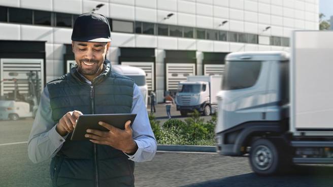 （博世与亚马逊运用AWS建构服务平台，提供全球物流公司及货运业数位服务。图／业者提供）