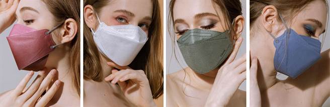 口罩决定顏值佑合4D修容口罩。（YOHO佑合医材提供） 