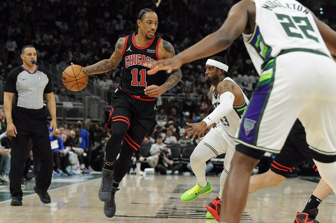 迪羅薩今天攻下全場最高41分。(路透)