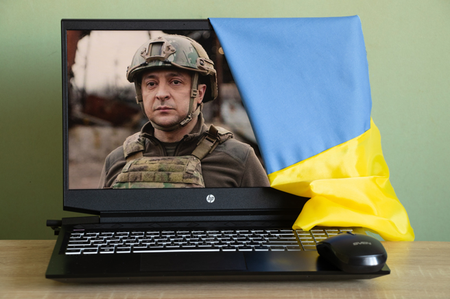 土耳其媒体今天报导，乌克兰总统的防弹背心及头盔也是土耳其制。(示意图／shutterstock)