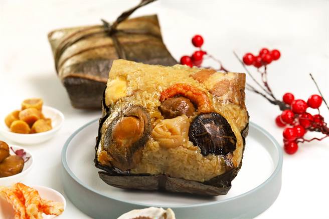 正哥鲍鱼粽。（高雄万豪提供）