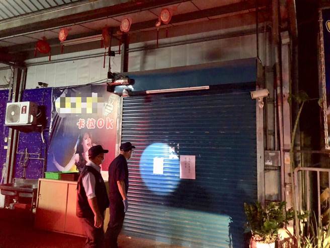 屏东九如、里港一带小吃部风声鹤唳，除染疫店家依规定暂时停业外，其余11家业者也自主性暂停营业，至今已10天。（警方提供／谢佳潾屏东传真）