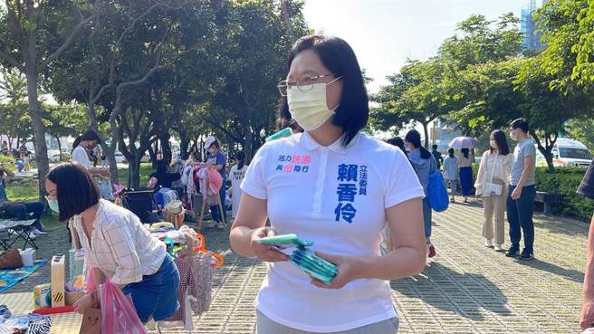 民眾黨通過提名立委賴香伶參選桃園市長。(資料照片/蔡依珍攝)