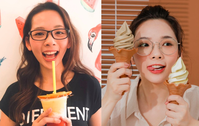 滴妹开设手摇饮料品牌声势不降反升，还和全家联名推霜淇淋。（图／取自滴妹脸书）