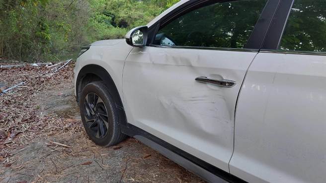 旗山警方發現劉男的車輛，正擴大追查。（翻攝照片／林瑞益高雄傳真）