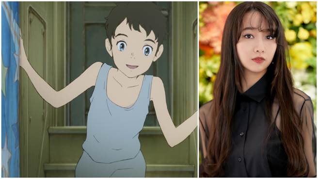 木村心美為《漁港的肉子》中10歲小女孩「喜久子」一角配音。（傳影互動提供，摘自木村心美IG）