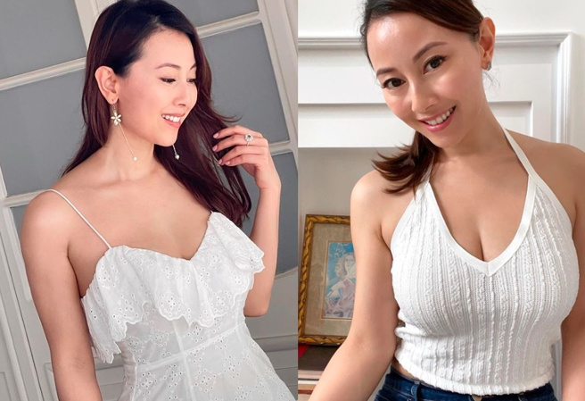 袁嘉敏曾获得港姐「最上镜小姐」，拥有火辣身材的她37岁仍外型亮丽。（图／取自袁嘉敏IG）