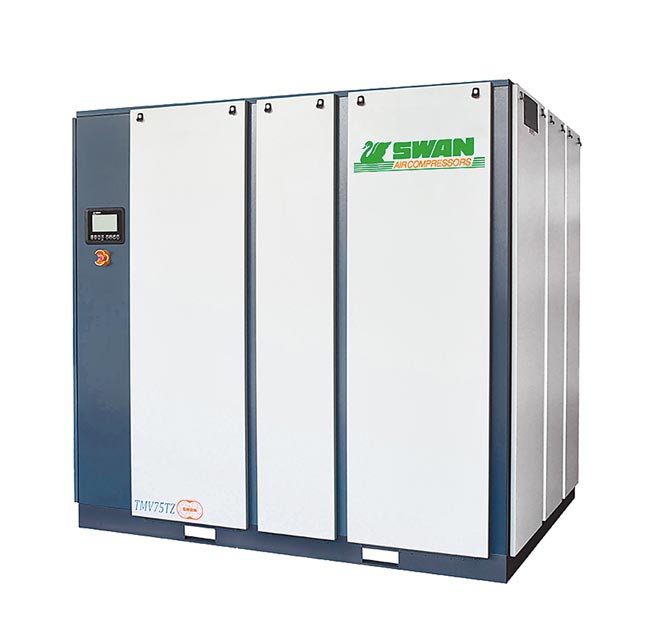 永磁直结变频式空压机（TMV75TZ）。图／东正提供