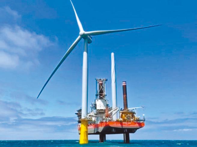 图为允能风力发电公司云林离岸风场，打造国产化示范区。（西门子歌美飒提供／张朝欣云林传真）