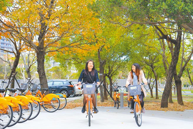 新竹市公共自行車全面升級為YouBike2.0，新的20處站點包括學校、商圈與設施、觀光景點等，9月全面完工營運。（陳育賢攝）