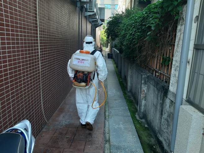 大埔派出所3次大消毒，上午10點恢復正常運作。（彰化警分局提供／吳敏菁彰化傳真）