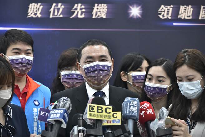疫苗不足 侯友宜：盼及時補足。（葉德正攝）