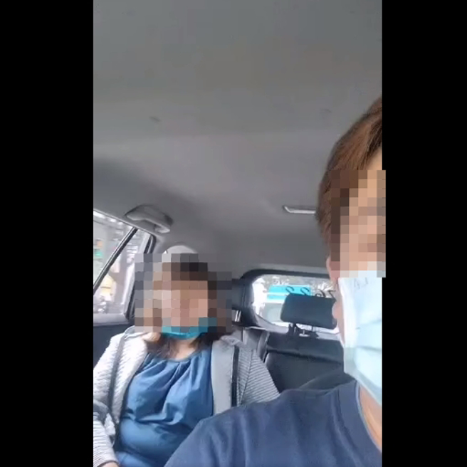 女子骗钱搭车伎俩闹进派出所，画面遭网友PO上网，呼吁民眾勿上当。(翻摄自脸书「靠北高雄计程车」)