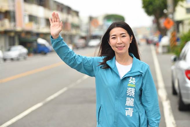 蔡丽青在安南区的民进党初选民调中，获最高支持率。（蔡丽青提供／程炳璋台南传真）