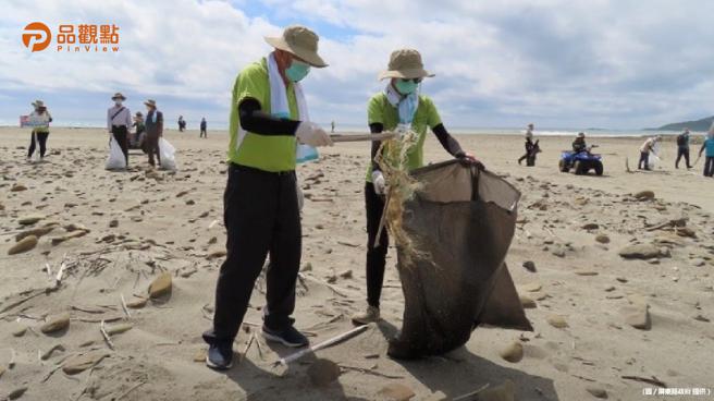 品觀點｜世界地球日屏東縣政府發起春季淨灘 「滿」載而歸（圖/品觀點提供）
