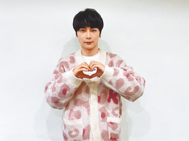 古曜威昨擔任公益活動代言人，感謝辛苦的防疫醫護人員。（單純夢想文創事業提供）