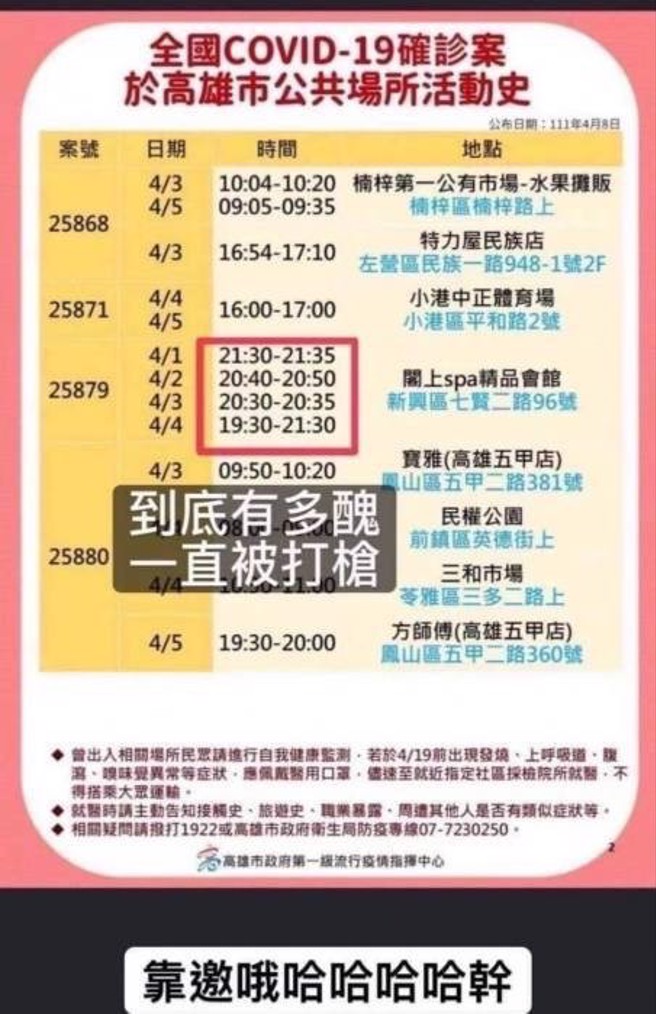 不少網友看到案25879奇特足跡，忍不住討論、揶揄。(圖／翻攝LINE群組)