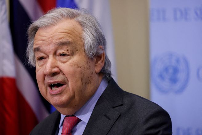 聯合國秘書長古特瑞斯（Antonio Guterres）（圖／路透）