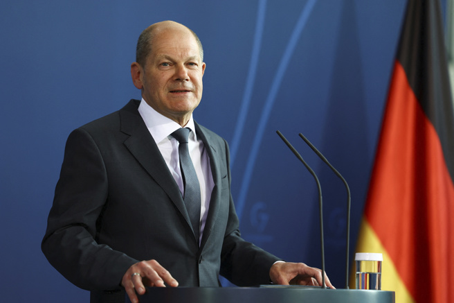 德国总理萧兹（Olaf Scholz）。