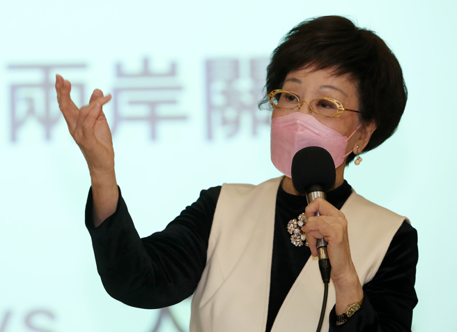 前副总统吕秀莲。（资料照片）