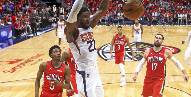 艾頓今天相當強勢(美聯社)