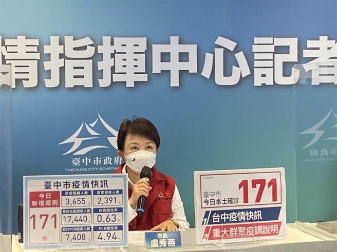 台中今天新增171名本土個案，其中一名為音樂系女大生，與友人嗨玩夜店確診，目前感染源仍不明。(圖／盧金足攝)