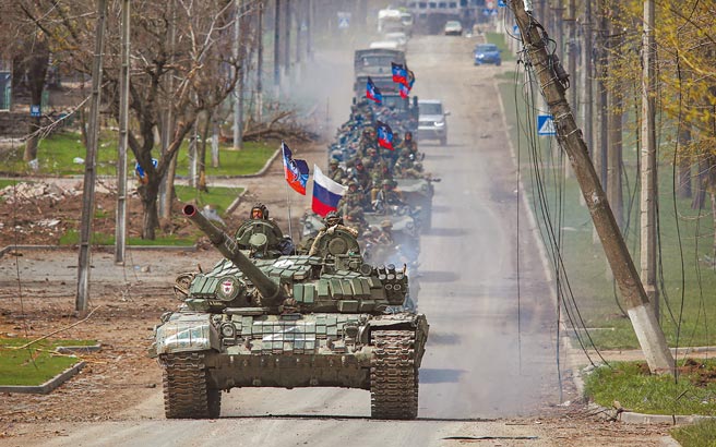 图为俄乌衝突下的马立波。（路透）