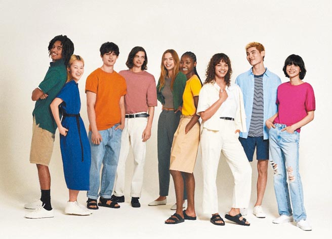 UNIQLO缤纷祭以五大亮色系为夏日渲染活力，主打清爽轻盈材质。（UNIQLO提供）