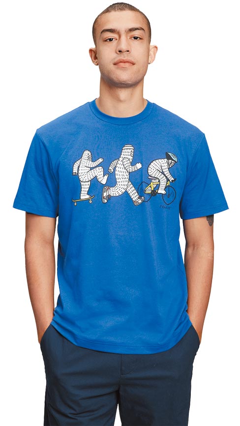 Gap亮色设计搭配亲肤面料打造舒适T-shirt。（Gap提供）