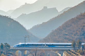 大陸檢測新型高鐵 會車時速創紀錄