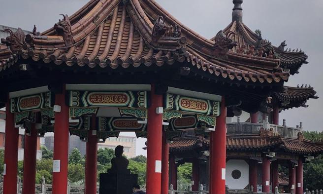 陳朝平》午後，新公園的慵懶之旅。（照片來源：作者提供）