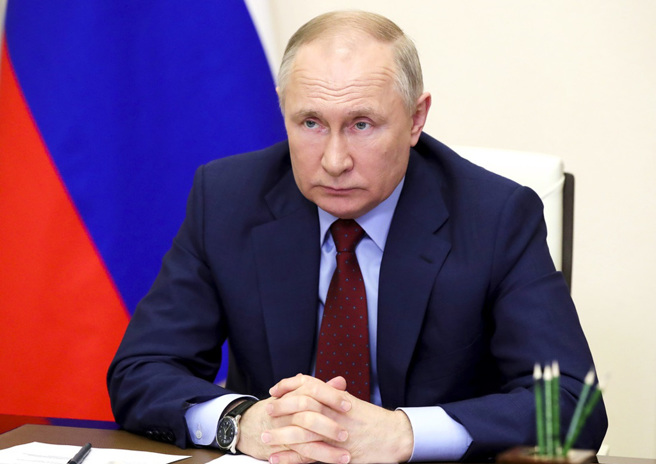 俄罗斯总统普丁。（资料照／美联社）