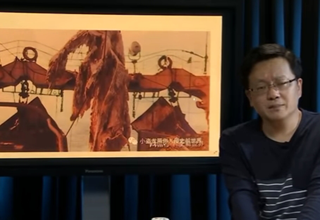 纽西兰城市克莱斯特彻奇以东30海里的捕获小脑袋、长脖子、长尾巴和四个鳍状肢的动物尸体。（中天提供）