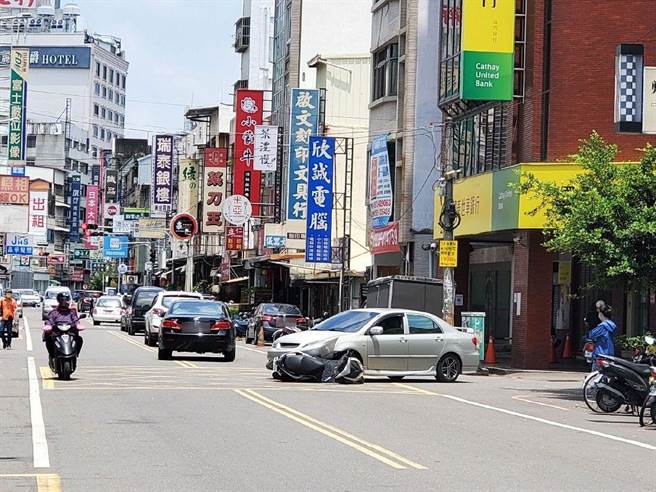 斗六市中山路的无号志化路口多，经常发生车祸，云林县府争取内政部营建署补助将改善。（周丽兰摄）