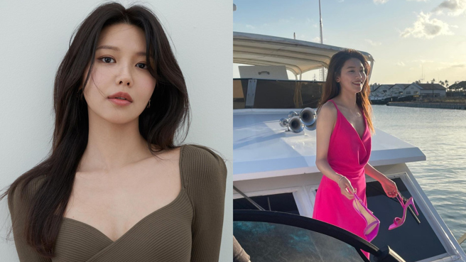 秀英近日在IG上公开工作侧拍照，火辣身材一览无遗。（图／IG@sooyoungchoi）