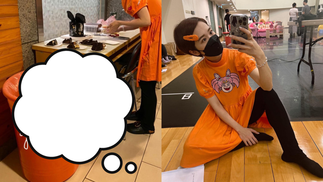 Lulu黄路梓茵超糗经歷曝光，还被笑应该加个垃圾袋。(图/黄路梓茵 FB)