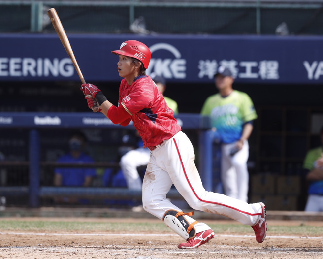 味全龍隊張祐銘。（陳怡誠攝）