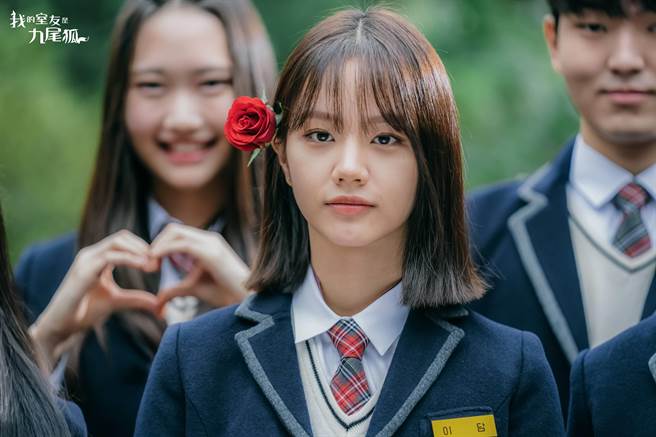 惠利在剧中的单纯可爱形象赢得不少观眾喜爱。（卫视中文台提供）