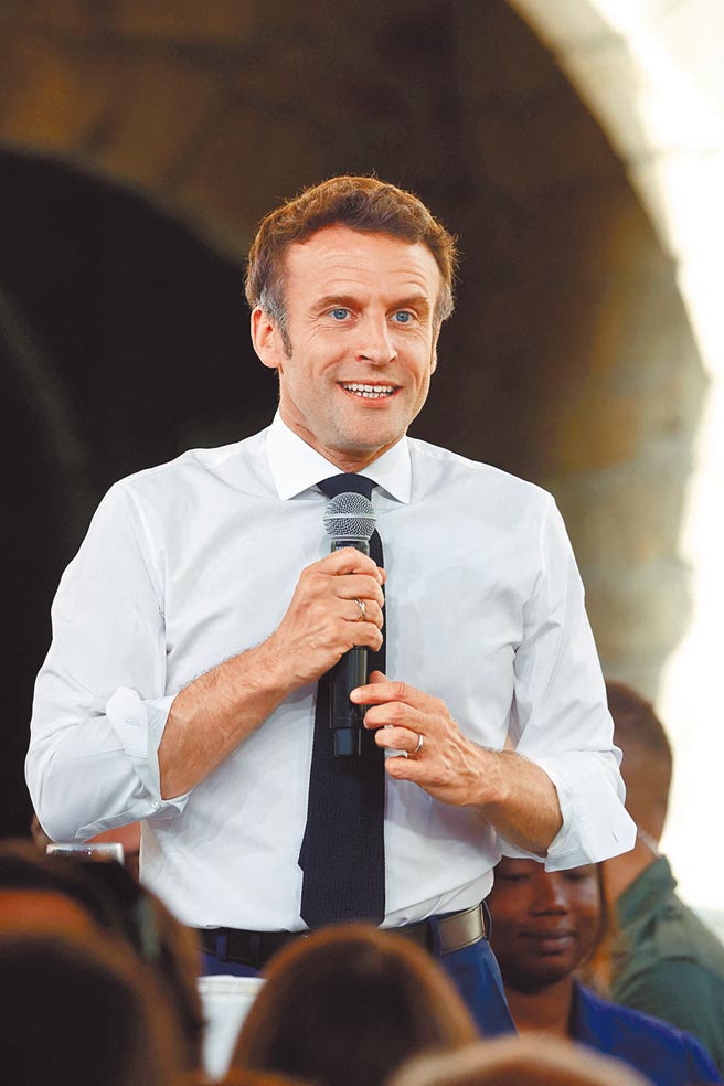 法国总统马克宏。图／路透