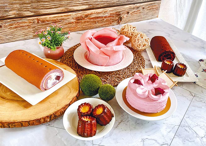 莱尔富以团购名店蛋糕为主轴，开卖芋头、生乳馅、巧克力等热门口味品项。（莱尔富提供）